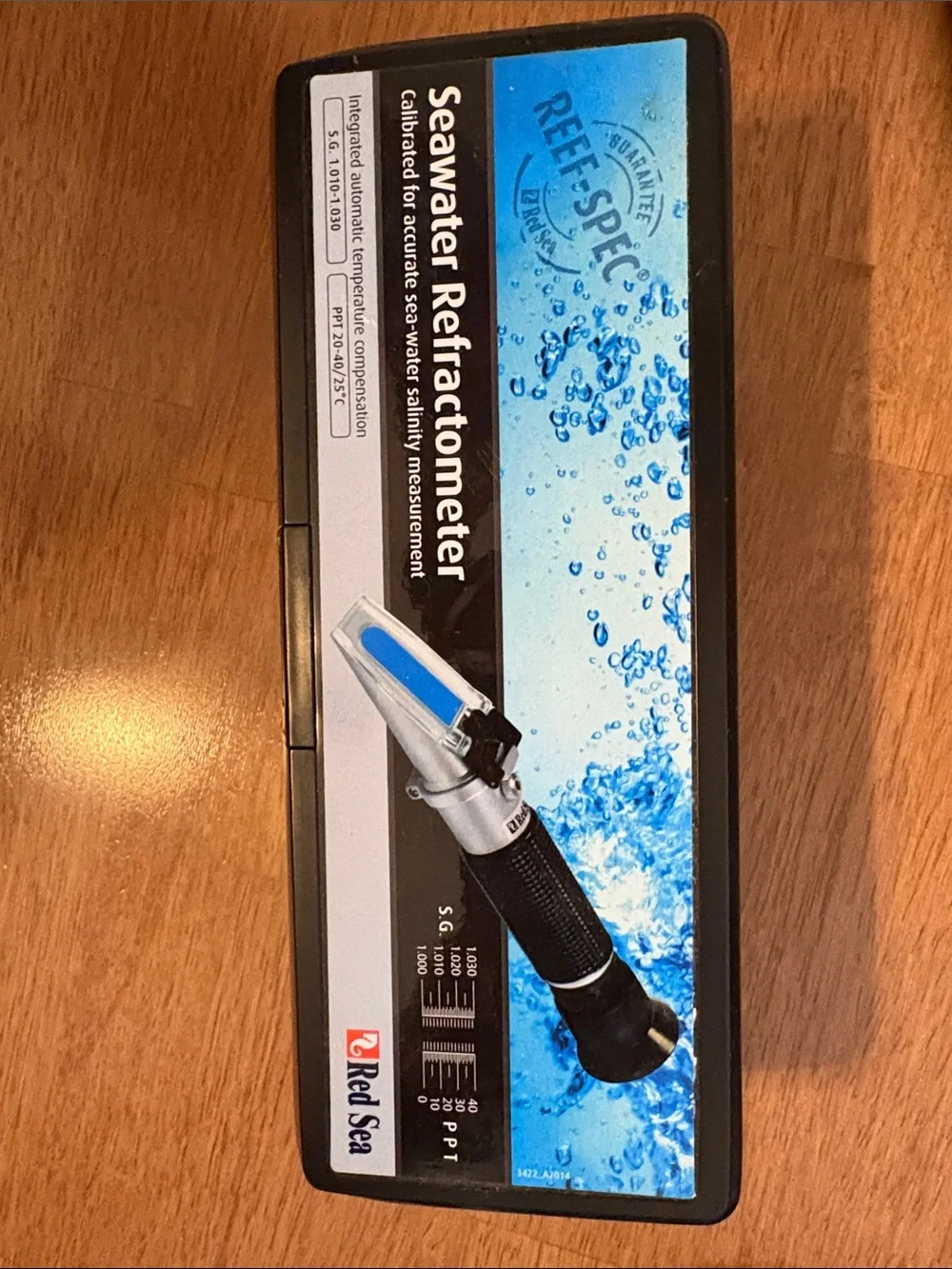 Seawater Refractometer - Black/Blue